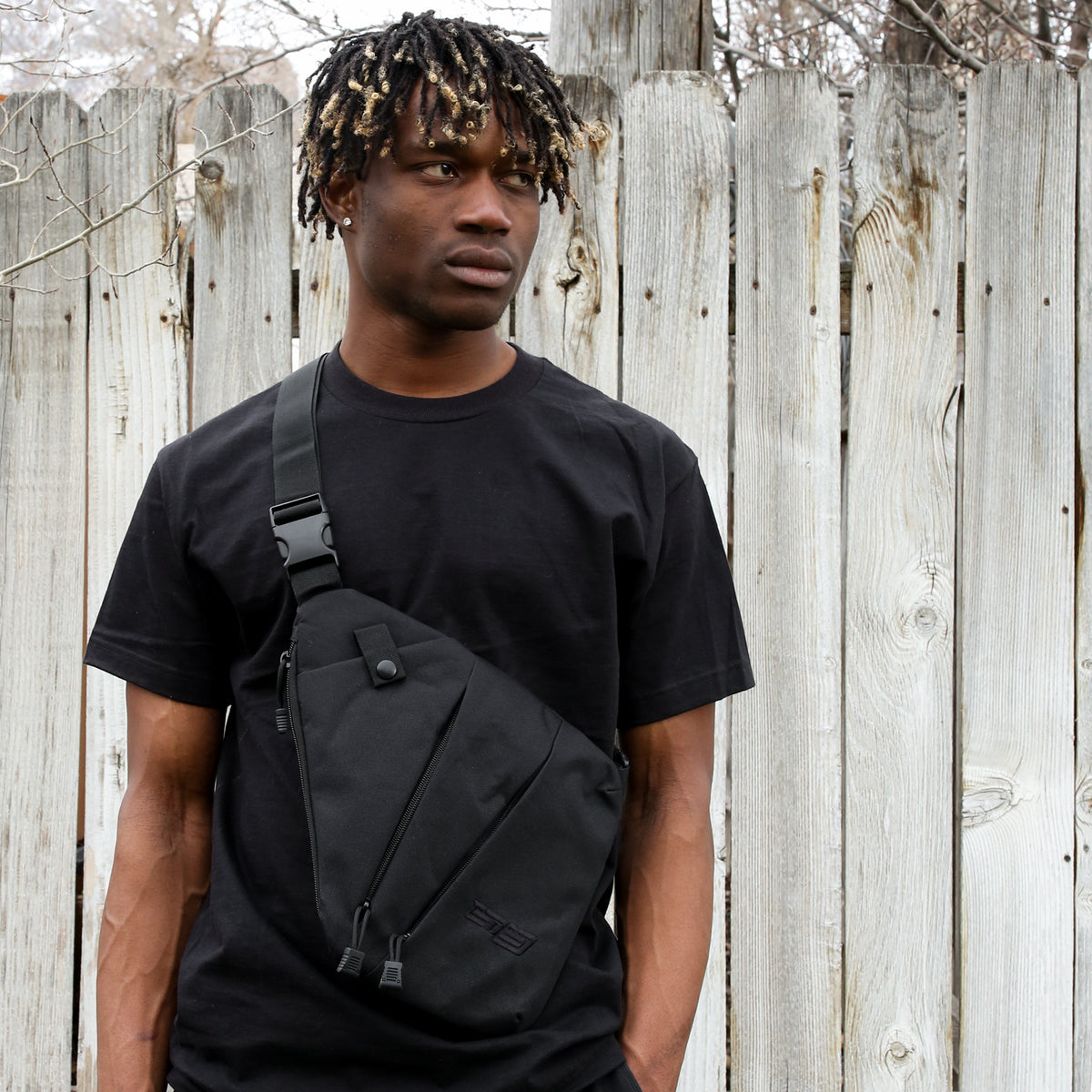 Black EA$Y Crossbody Bag
